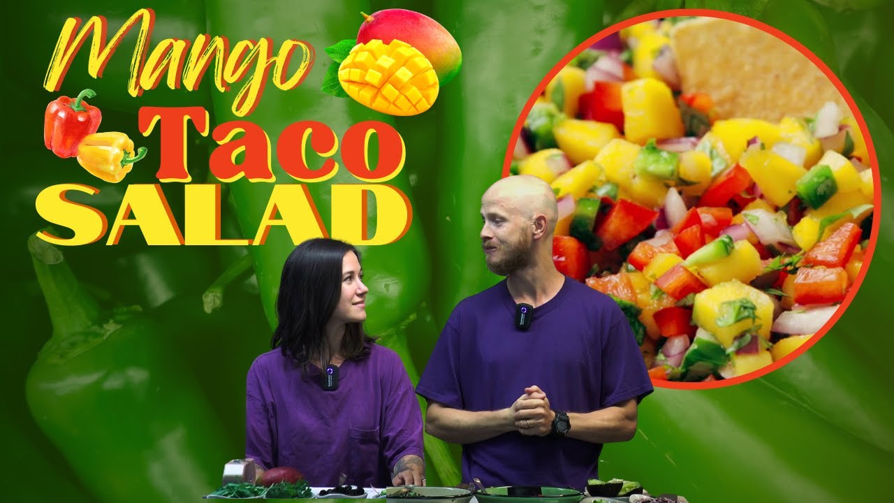Mango Taco Salad | Vegan & High Protein | Summer Fresh Easy & Affordable | FullyRaw Option