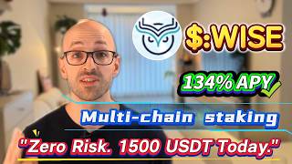 Earn 133.63% Annual Yield with WISE Staking! Simple, No-Risk Mining Guide