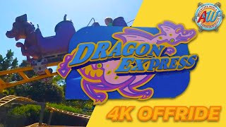Dragon Express 4K Off-Ride Footage | Copyright Free | Adventure World Zamperla Kiddie Coaster
