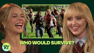 It Sounds Like So Much Work Kathryn Newton & Samara Weaving On Surviving Horror Icons