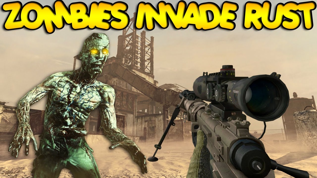 ZOMBIES INVADE RUST!! - YouTube