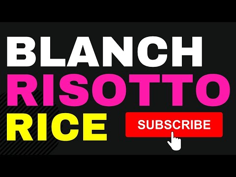 How To Pre-cook (Blanch) Risotto Rice