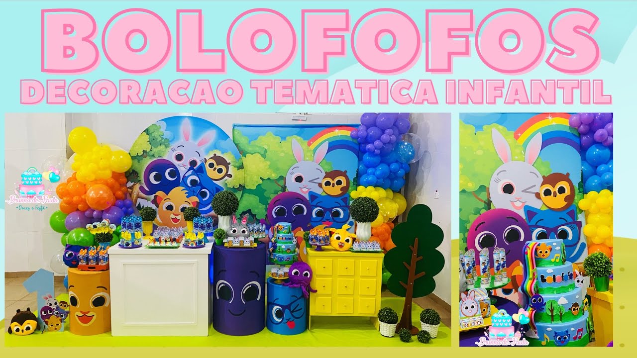 BOLOFOFOS - DECORAÇÃO INFANTIL PARA MENINO / MONTAGEM - BRUNNA EM FESTA