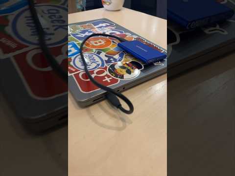 Внешний SSD монтаж