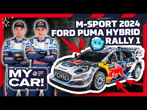 【masa27】Ford World Rally 1 2024 500HP Ford Puma Hybrid Rally1 Car at WRC Monte-Carlo 2024