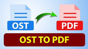 How to Convert OST to PDF | Easily Convert OST Files to PDF Files through this video tutorial