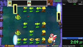 Plants vs. Zombies Portal Combat in 3:36.9