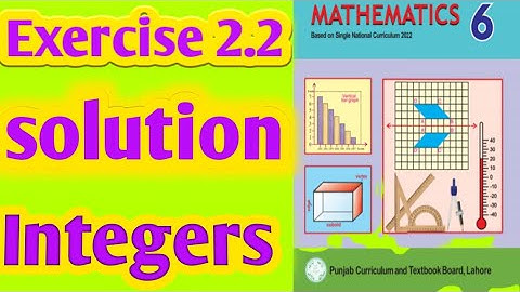 Exercise 2.2 solution|Integers|Class 6 New Mathematics Book|New Syllabus|PTCB|@skmathematica8