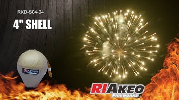 DISPLAY SHELL-4 INCH RKD-S04-04 | RIAKEO FIREWORKS