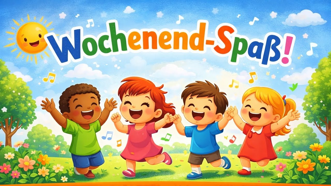 🌈 Wochenend Spass | Fröhliches Kinderlied für Kinder