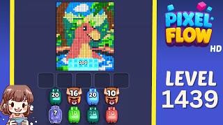 Pixel Flow Level 1439 Solution Walkthrough