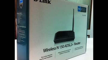 D-Link N150 ADSL2+ Wireless Modem Router Unboxing (INDIA)
