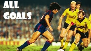 Maradona ● all goals Barcelona (todos los goles en Barcelona)