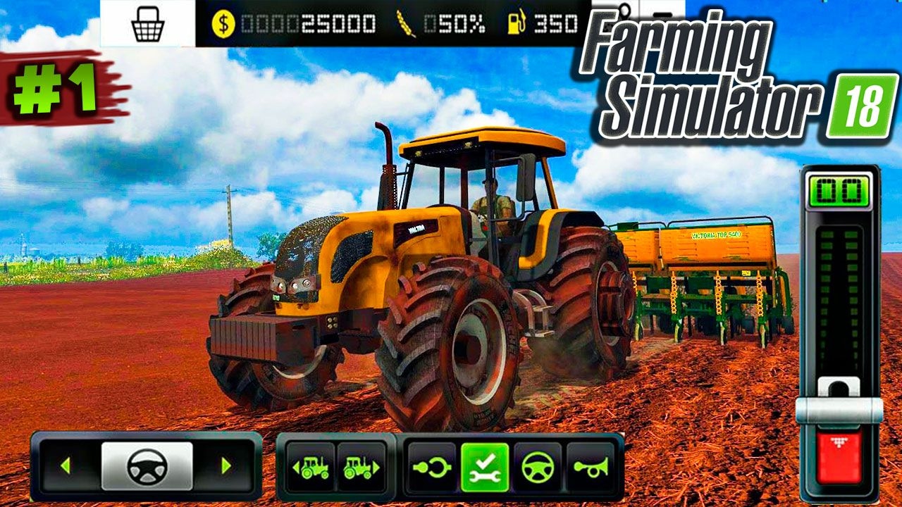 FARMING SIMULATOR 18 - FAZENDEIRO DE SUCESSO #1 - PRIMEIRA GAMEPLAY 