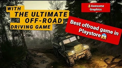 Best offroad game for Android|Mobile| MudRunner| Gameplay|Realistic high quality graphics|Mission 3