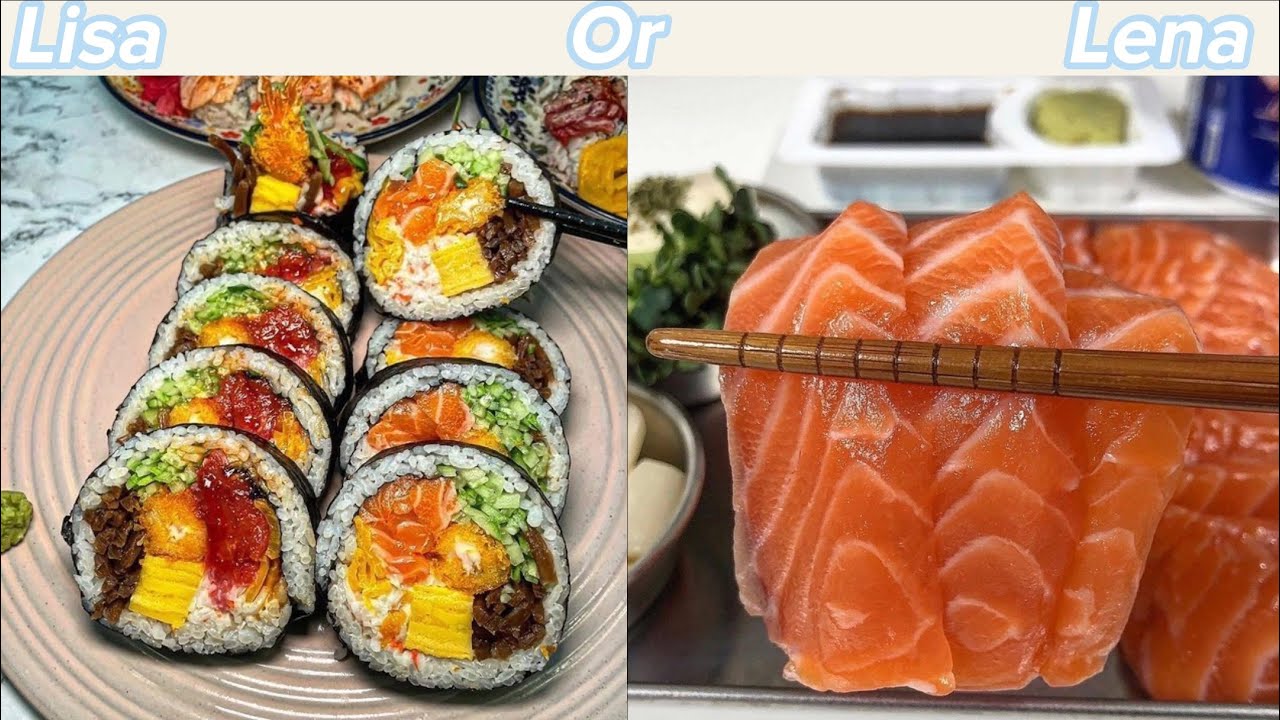 LISA OR LENA FOODS!   ୧ ‧₊˚ 🍣🍚 ⋅ ☆