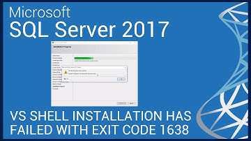 VS Shell installation has failed with exit code 1638 - FIXED in Hindi