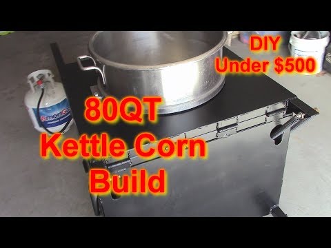 DIY Kettle Corn Popper "Ready to Pop"