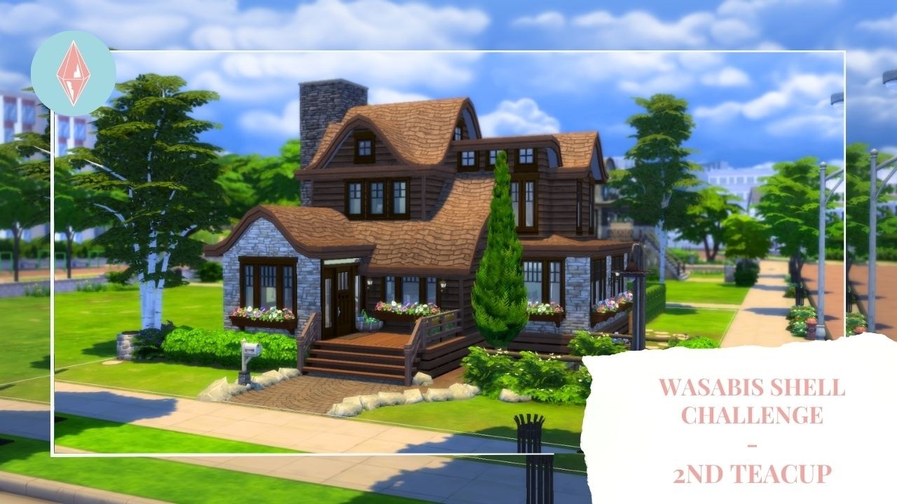 Second TeaCup Challenge Part 1 | Shell Build | Sims 4