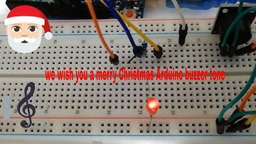 NEW TRICK: WE WISH YOU A MERRY CHRISTMAS - Arduino Tone Music Using Buzzer!