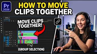 Premiere Pro 2026: How to Move Clips Together - اردو / हिंदी screenshot 5
