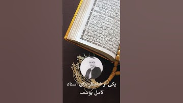 یکی از شاهکار های استاد کامل یوسف | سوره ی شمس