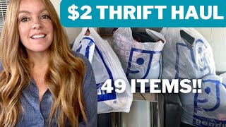49 Items for only $98! Cheaper Than The Bins Thrift Haul!