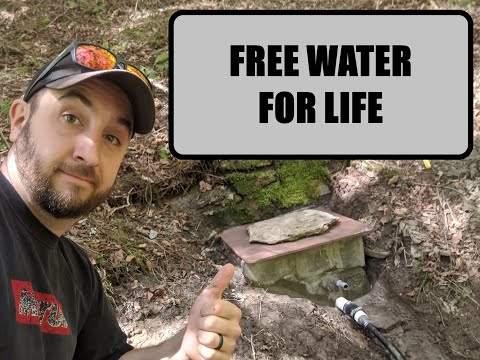 THE RIGHT WAY to develop a natural fresh water spring at an off grid cabin