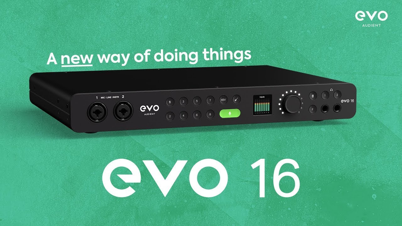 EVO 16 24入力 | 24出力 オーディオインターフェース - 新たな