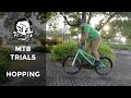 How to English bunnyhop a trials bike - MTB Trials for beginners