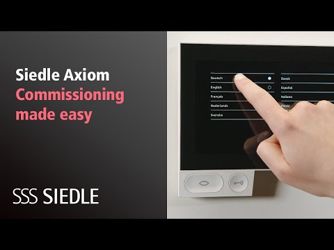 Siedle Axiom: Commissioning made easy