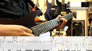 Video thumbnail of "Beyond - 海闊天空【Guitar Solo Tab】"