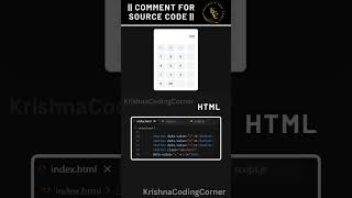 Calculator Project|| HTML CSS JS || #htmlcss #coding #project