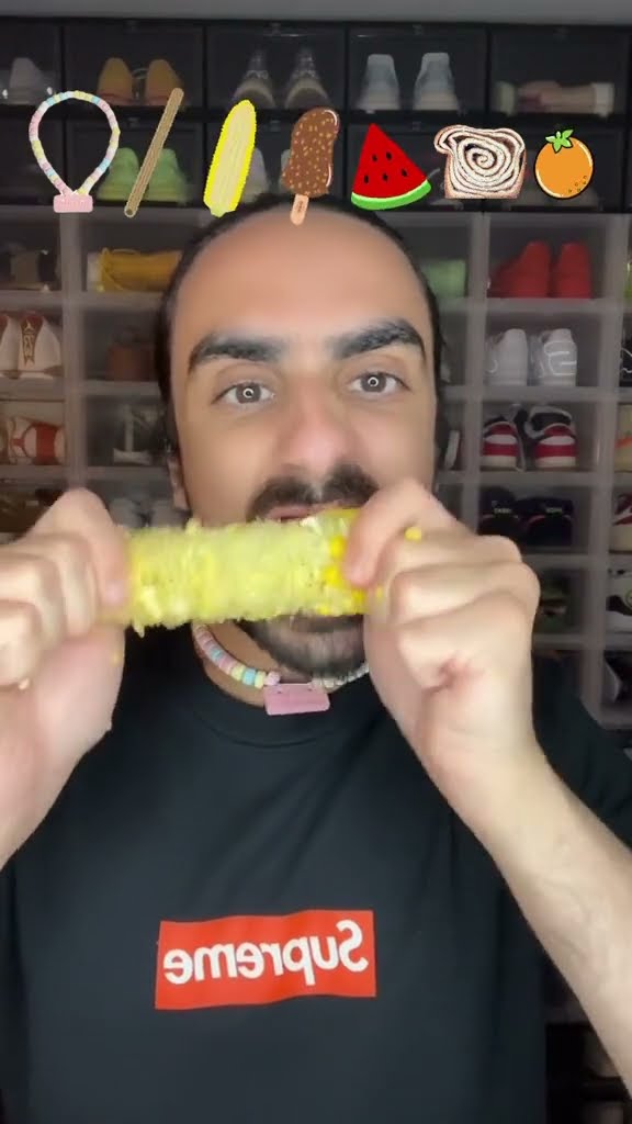 Food ASMR Eating Supreme Smarties Candy Necklace #food #asmreating #funny #mukbang