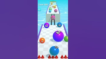 BALL RUN 2048 GAME ⚽️❗️ All Levels Gameplay Android, IOS Walkthrough #76 🎮