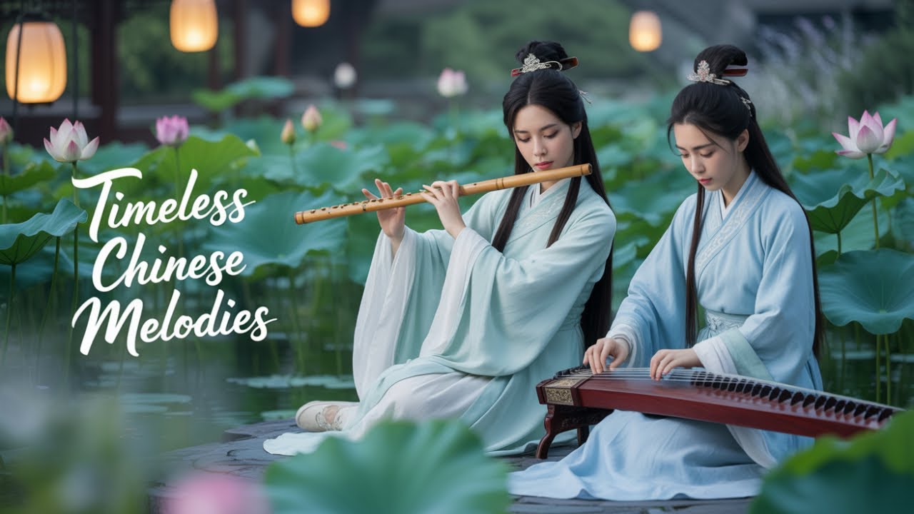 Tranquil Reflections: Flute and Zither with Dizi for Stress Relief | 2-Hour Ancient Instrumental