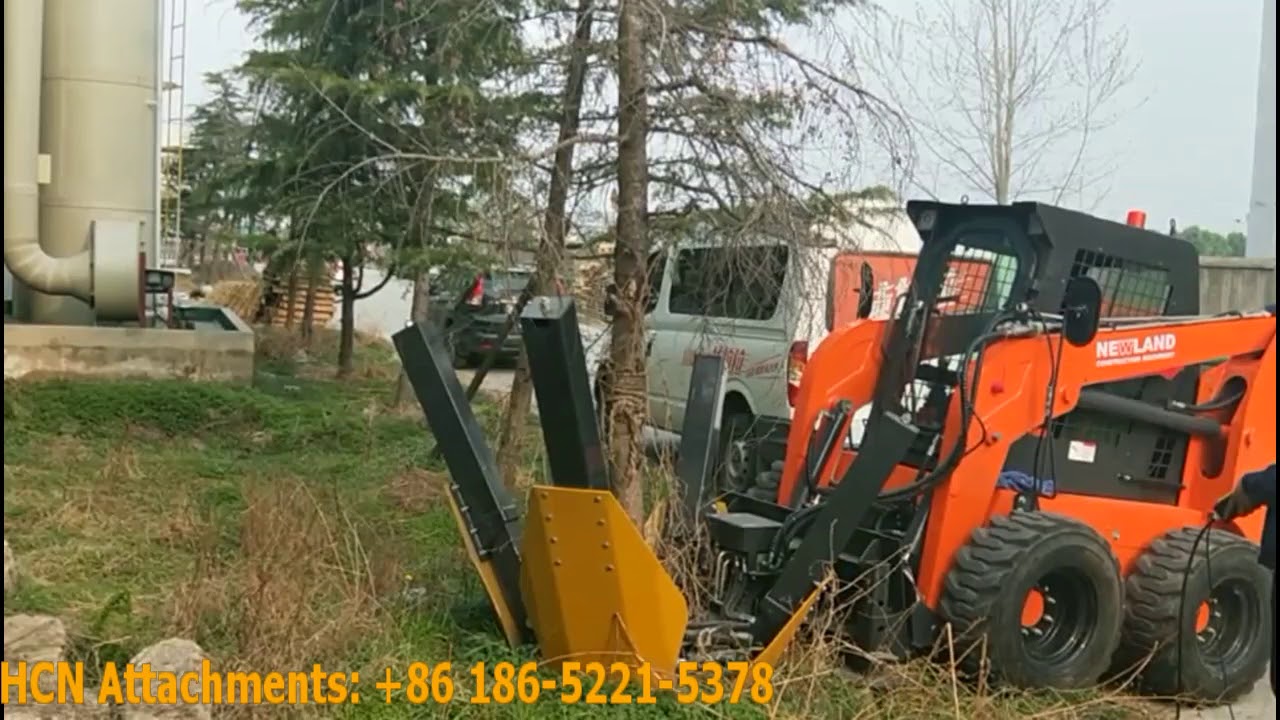 HCN tree spade/ tree transplanter / Tree removing equipment for bobcat ...