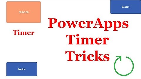 PowerApps Timer Trick to make Animations and Spinners and more !