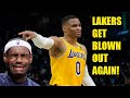LeBron James and the Lakers get BLOWNOUT by the Clippers and may now BENCH Russell Westbrook!