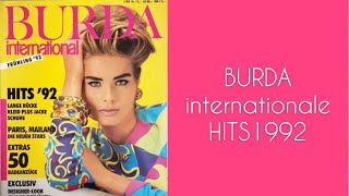 BURDA internationale HITS‘92 EXCLUSIVE DESIGNER-LOOK ideas for inspiration