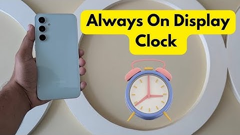 How to Change Always On Display Image (Clock) in Samsung S24 FE and S23 FE