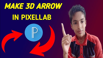 How To Make 3D Arrow In Pixellab || Pixellab Se 3D Arrow Banane Ka Trika || 3D Arrow In Pixellab