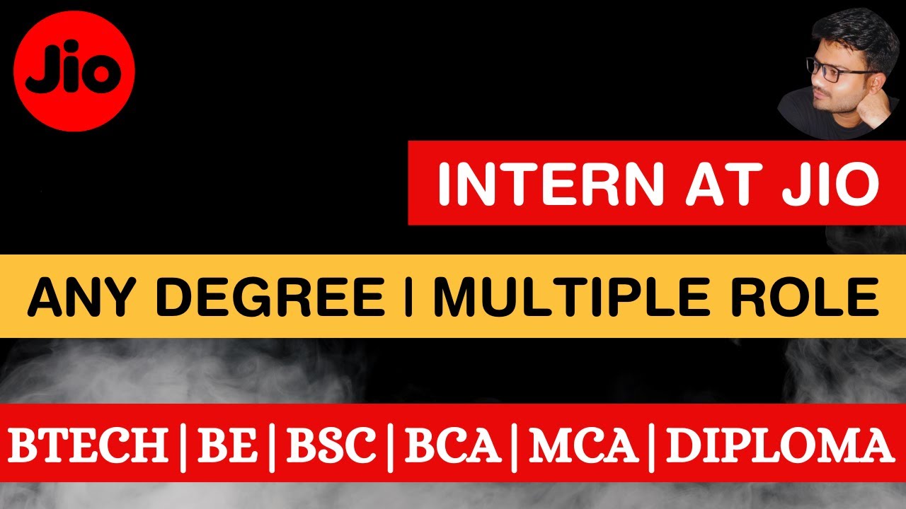 Jio Is Hiring Intern for Multiple Roles | Internship in JIO | 