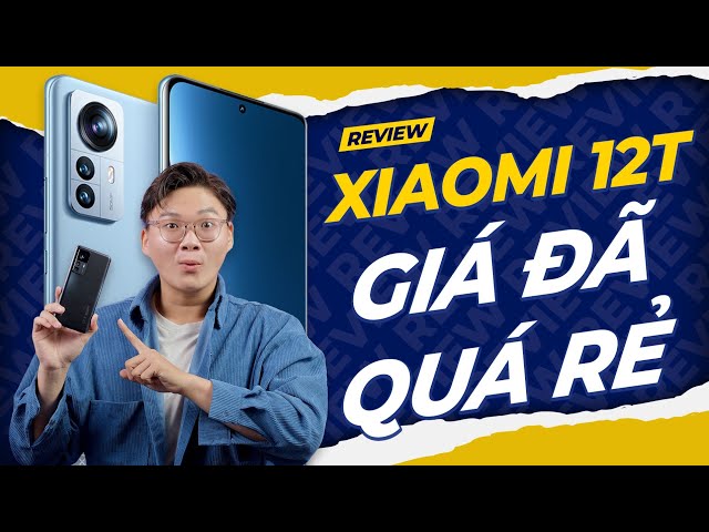 Xiaomi 12T 5G giá SIÊU RẺ, chiến game thả ga với Dimensity 8100 Ultra  Thế Giới Di Động