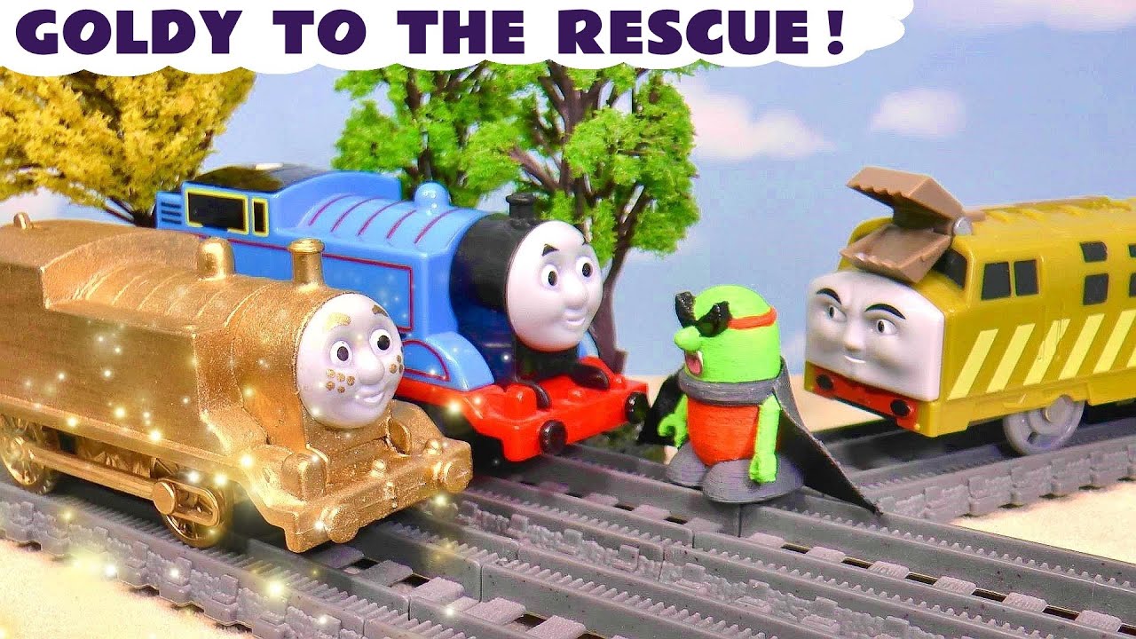Goldy The Good Luck Engine Rescues The Thomas Trains YouTube