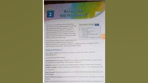 Class -7 Computer Chapter-2// Details on Windows 7 (Aero Features) (Part-1)