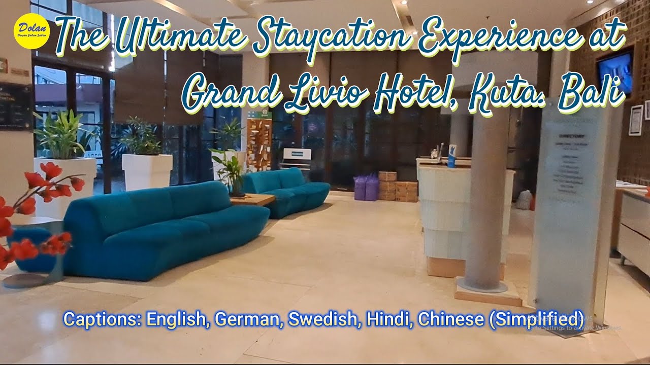 GRAND LIVIO HOTEL KUTA BALI | Room Tour & Review