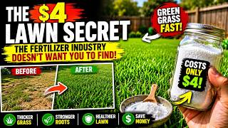 The $4 Lawn Secret Big Fertilizer Companies Hope You NEVER Discover! 🌱💸