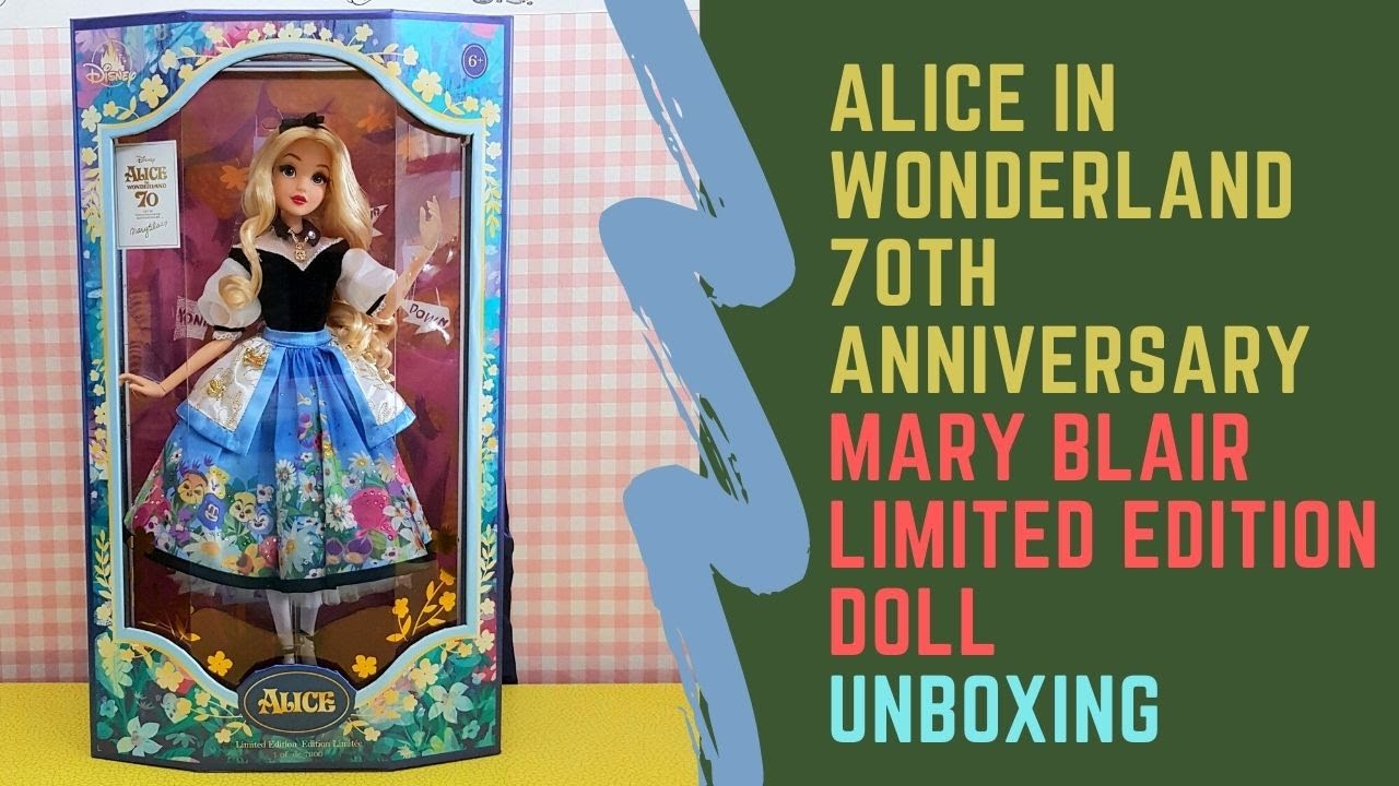 Disney Alice in Wonderland Limited Edition Doll Mary Blair 70th