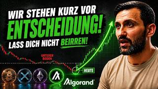 Krypto: Kurz vor der ENTSCHEIDENDER Phase!😳 Altcoin-News